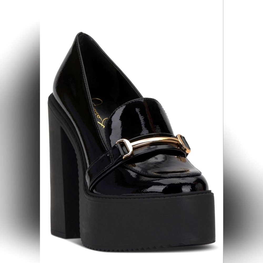 Himinka Platform Loafer Pumps
